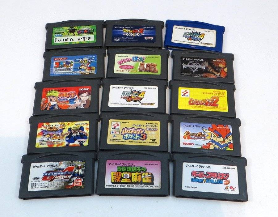 15 japanska game boy advance GBA spel
