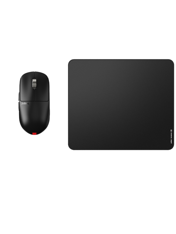 Pulsar Bundle - X2H v3 eS Mini + ParaBrake XL v2 Mousepad - Gaming Mus - Optisk - 6 knapper - Sort