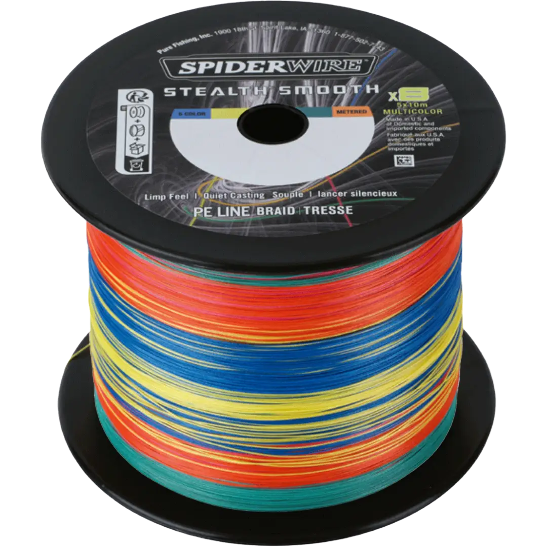 Spiderwire Stealth Smooth 8 Multicolor Påspoling og Løssalg 0,29mm 26,4kg