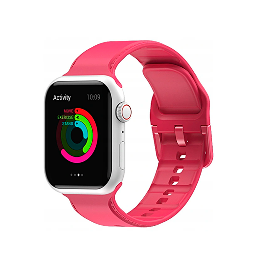 Apple Watch (38/40/SE/41/42mm) - CANDY™ Silikone Sportsrem - Rød