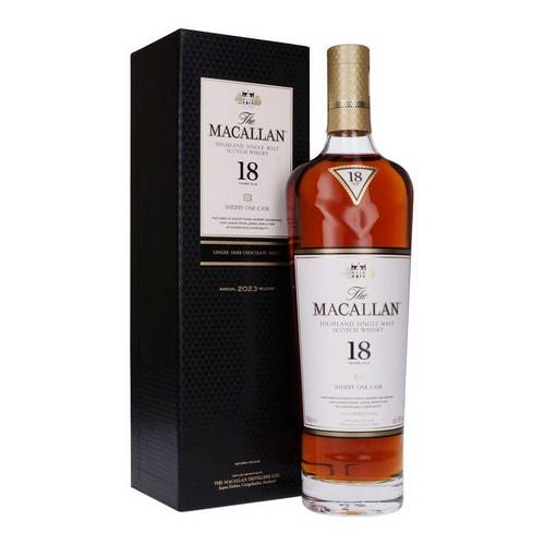 Macallan 18 Years, Sherry Cask 43%, Single Malt, 70 cl., 2023 Release