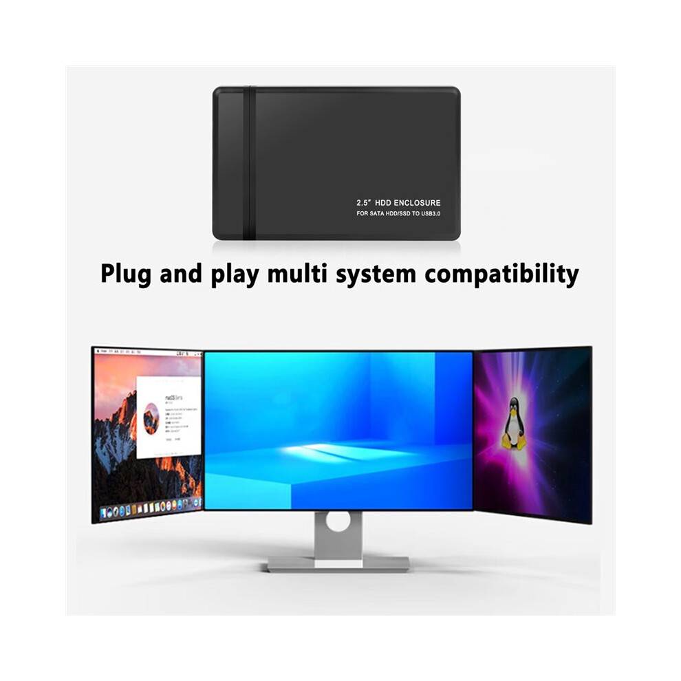 "USB 3.0  HDD-Kabinett 2,5-Tums  Externt Hårddiskkabinett 2,5""  HDD/SSD-Kabinett med 5 Gbps Överföringshastighet"