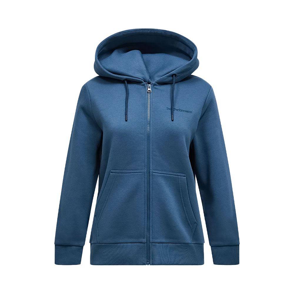 Peak Performance Original Small Logo Zip Dam MOUNTAIN LAKE strl XS