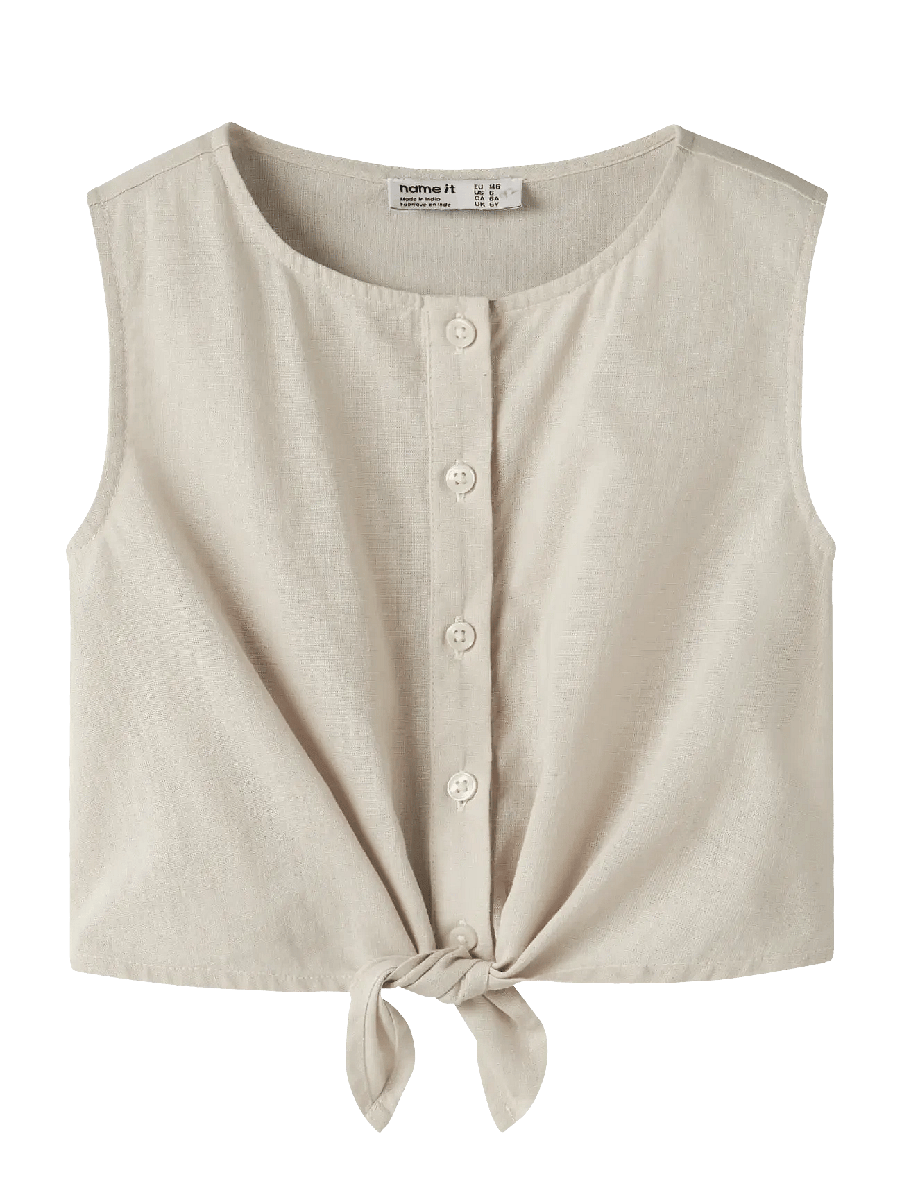 name it Nmffalinnen Sl Top - Beige - 92