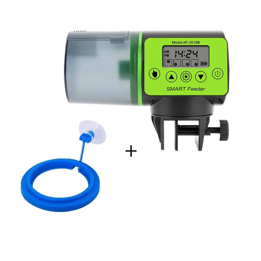 Large Capacity Intelligent Timed Automatic Fish Tank Feeder - Fish feeder-B / L (L)