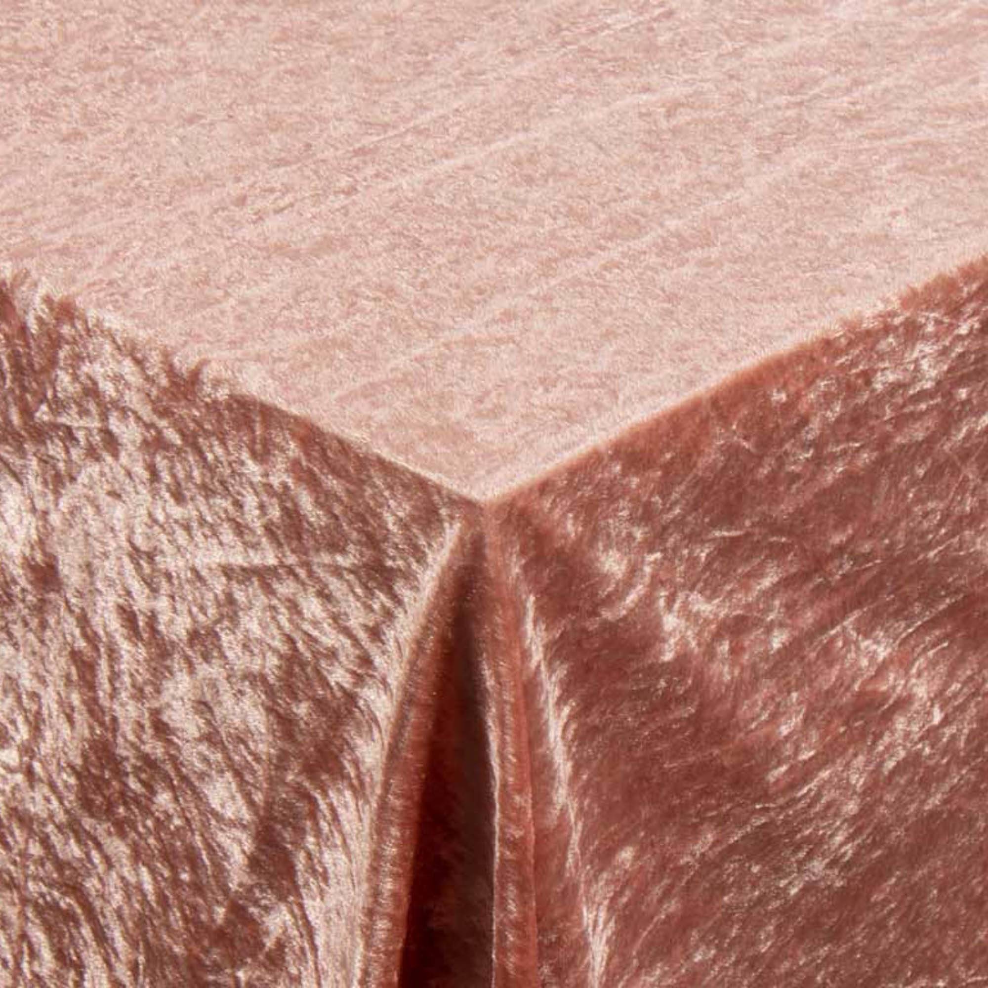 Velourduk - 15 meter - Rosa - Krossad velour - Förpackning om 15 meter