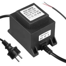 WIYETY IP68 vattentät Transformator 12 V AC/AC 30W, LED-transformator strömförsörjning med uttag, LED-omvandlare, för LED-belysning, dammbelysning