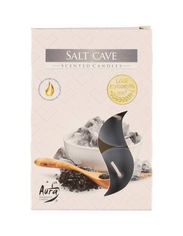 Doftljus Värmeljus Salt Cave 6-pack