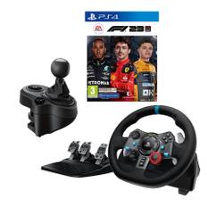 Logitech - G29 Driving Force PS3/PS4/PS5 +  Driving Force Shifter With F1 24  For PS5 - Bundle - Fri fragt og klar til levering - Prismatch