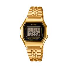 Casio Classic Collection Black Dial Gold Ladies&apos; Watch LA680WEGA-1ER