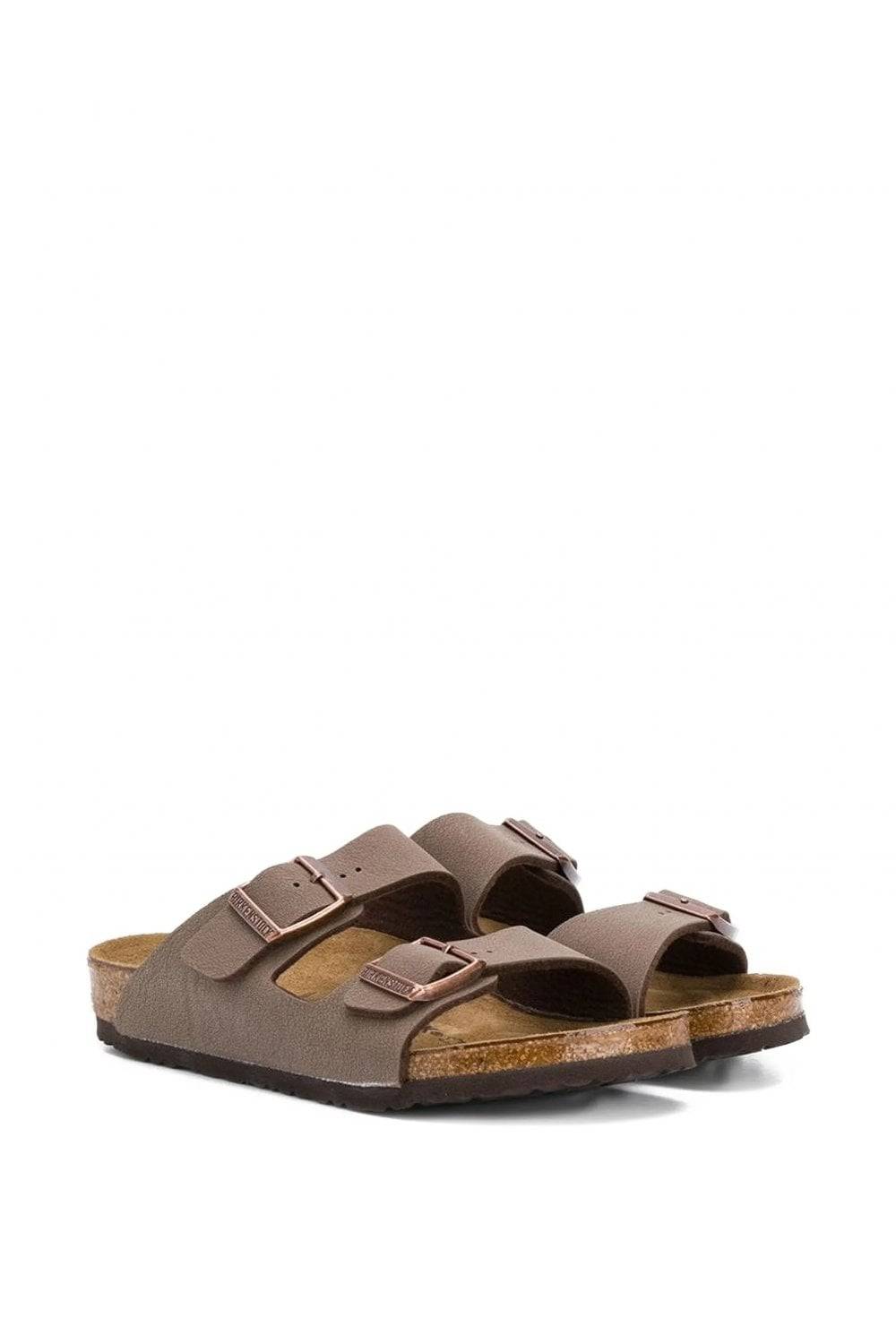 BIRKENSTOCK Kids Arizona Birko-Flor Nubuck Size: 27, colour: MOCHA