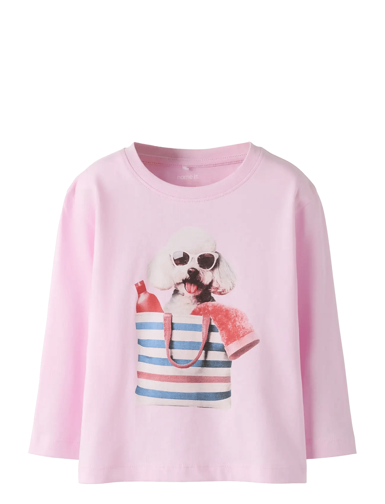 name it Nmfvotea Ls Nreg Top - Pink - 86