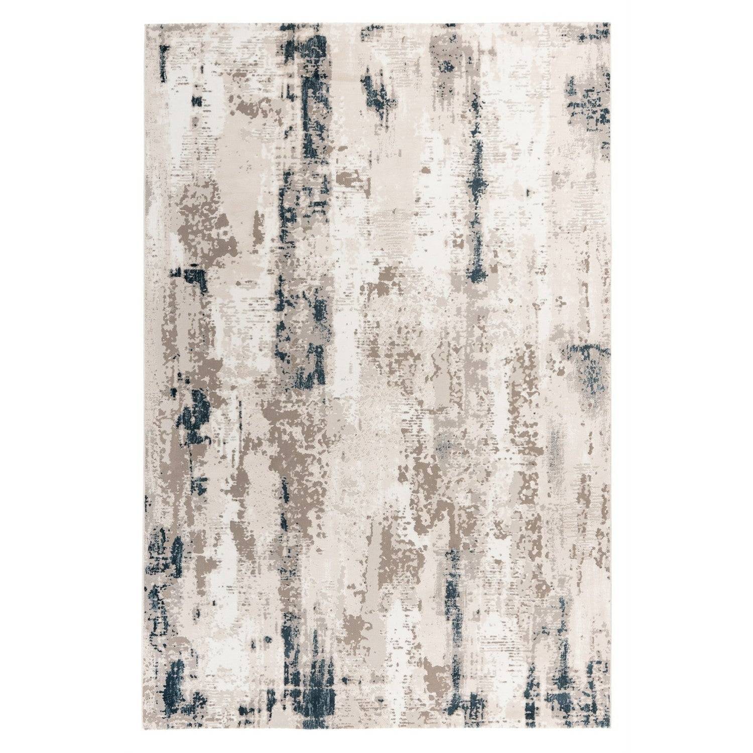 Peones 134 Tæppe Moderne Vintage Med Kort Luv - 240 x 340 cm / Aqua