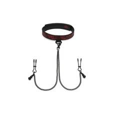 Fifty Shades of Grey Sweet Anticipation Nipple Clamp Collar