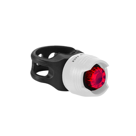 Cube RFR Diamond HQP Rød LED Cykellygte - Hvid