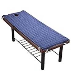 S190 Massagebordsdyna - 190x80cm/75x31in Förtjockad Spa Bed Topper Med Ansikte Och Fyrkantiga Hål | Ergonomisk Kudde Vaddering For Professionella Massagebord (säng Ingår Ej)(B,S180x60cm/71x23in)