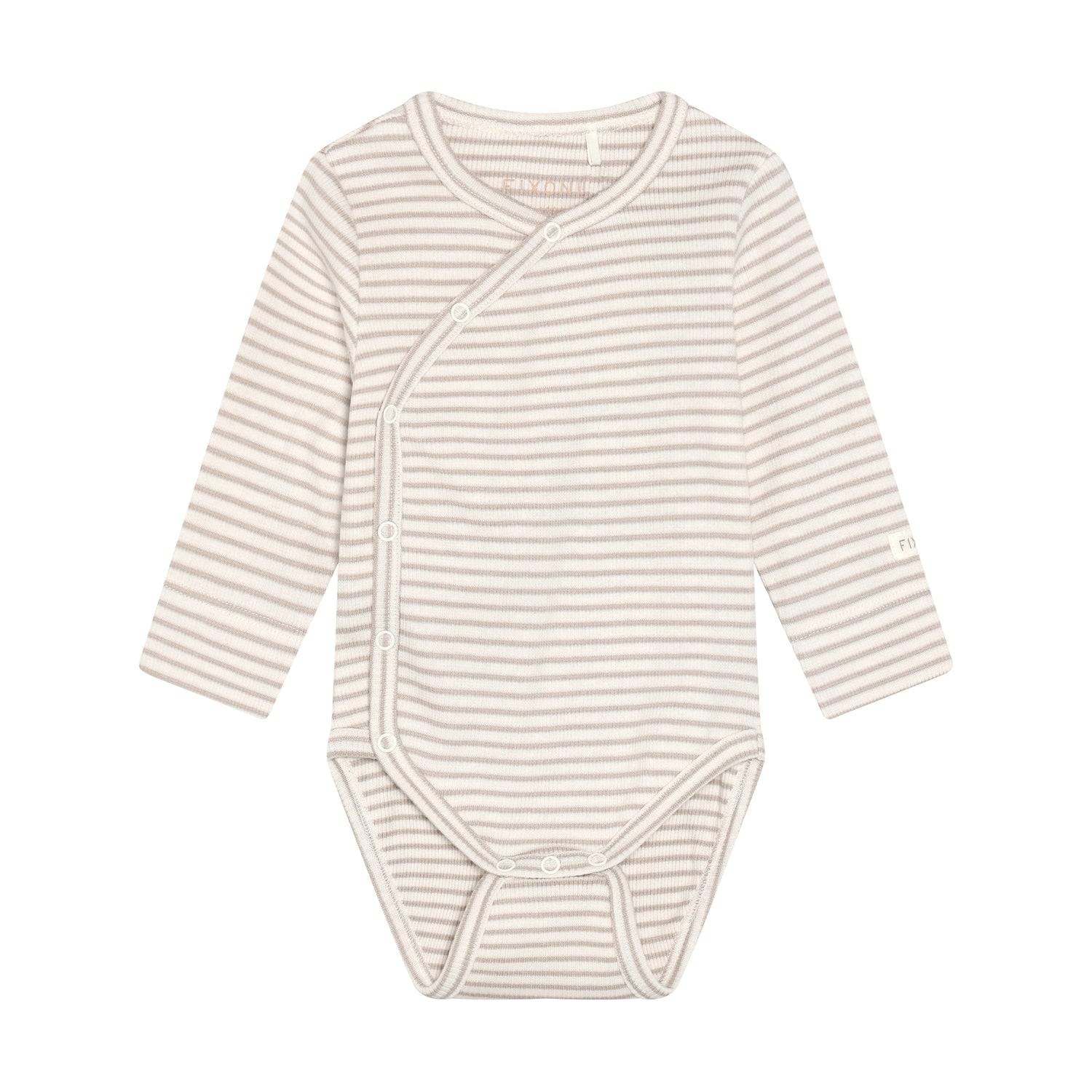 Fixoni - Stribet body Beige 423132.