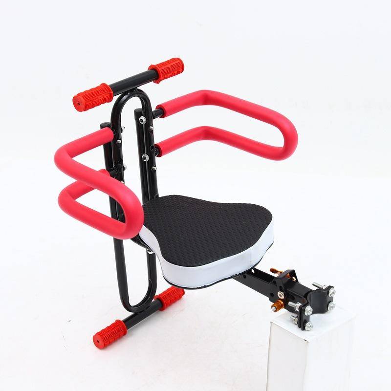 Detachable Child Bike Safety Seat High Backrest Design Shockproof Kids Bicycle Seat for 20-60lbs Children Daily Riding