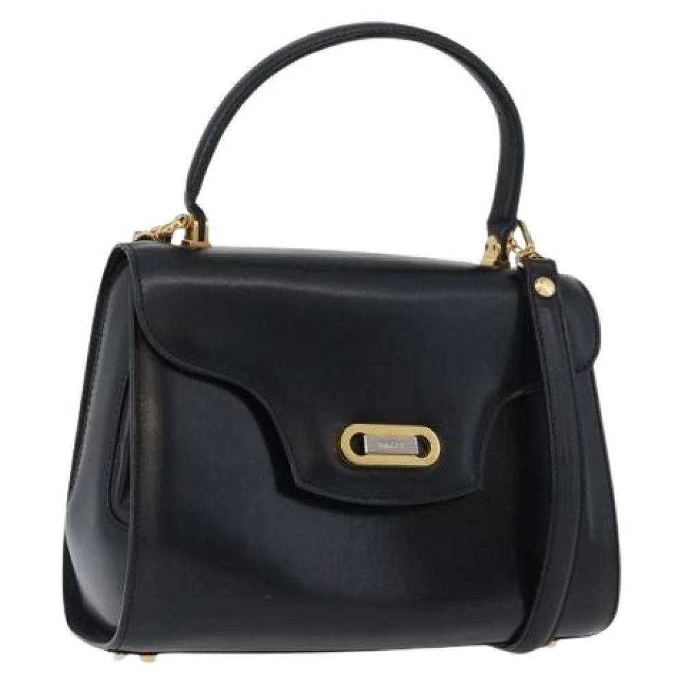 Bally Pre-owned Pre-owned Håndtaske - Vintage - Dame - Sort - ONE SIZE - Uld