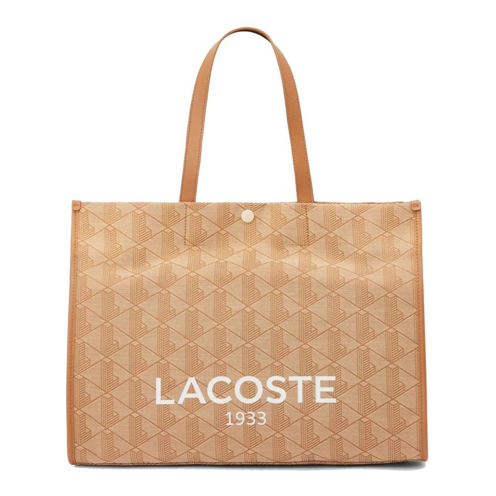 Lacoste - Large Heritage Print Jacquard Tote Väskor - Herr - ONE Size - Polyester