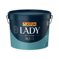 Våtrumsfärg Jotun Lady Aqua Matt Vit Bas 9L