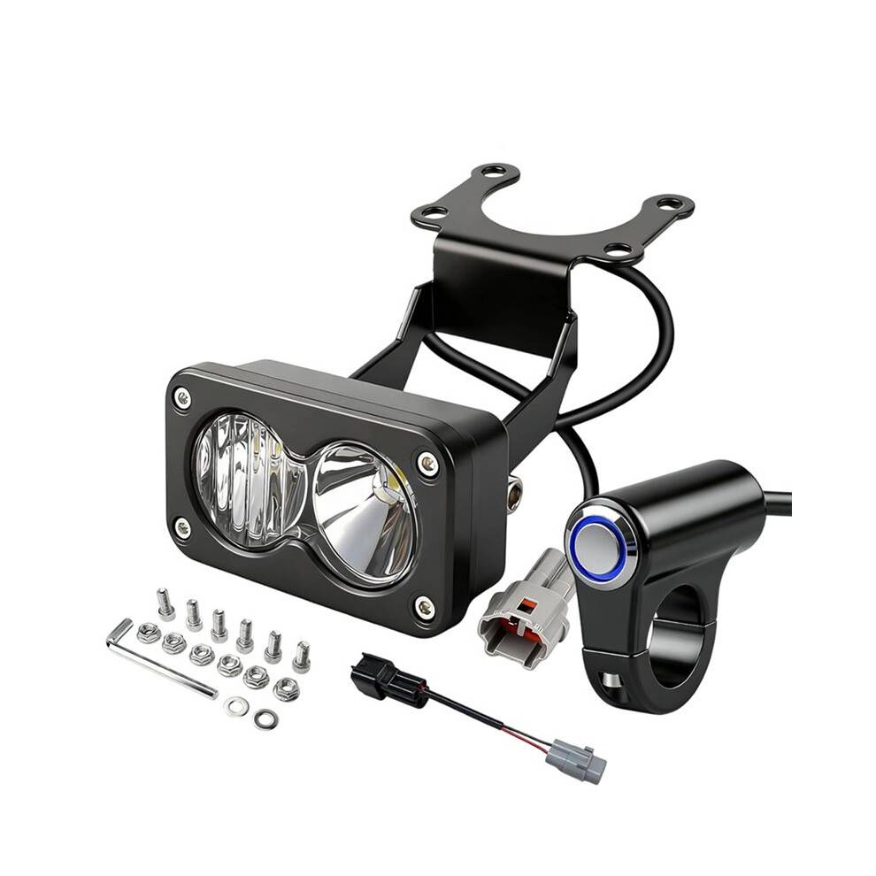 Strålkastarsats för Sur-Ron för  X260 för Talaria Sting MX4 MX5 Dirtbike Motorcykel Framstrålkastare med Blåljusbrytare