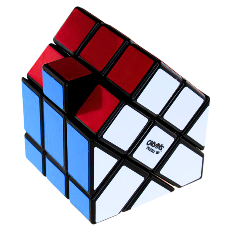 Calvin's Puzzle Inverted House Cube Black