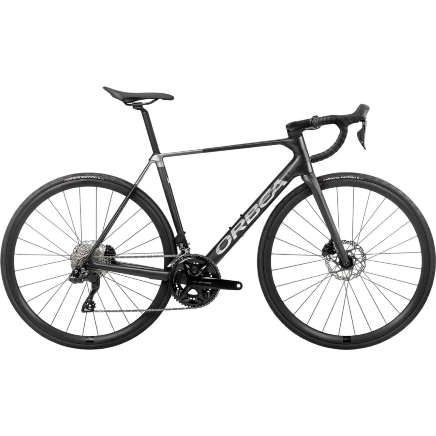 Racercykel allround Orbea Orca M30i Diamond Carbon/Titan Grey 55 - Svart Silver ( )