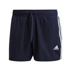 Adidas 3 Stripe Swim Shorts Mens