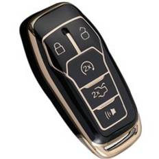 Luxury TPU Key Fob Cover Protective Key Bag Case Shell Accessories for Ford Car Keys Model Fit and Other Models