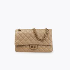 CHANEL Caviar Reissue 2.55 Double Flap Bag 266 - Gold