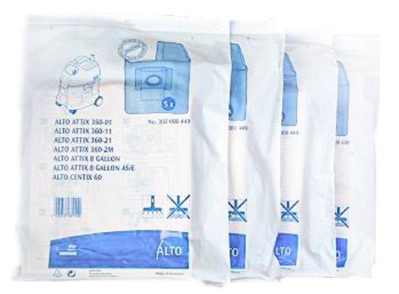 4 PAKKER Nilfisk ALTO Attix 3 350-01, 360-11, 360-21, 360-2M - Original 302000449