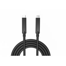 NÖRDIC aktivt AOC Fiber USB-C-kabel 5m 10Gbps 4K + PD 60W, DP 4-bane 2-bane