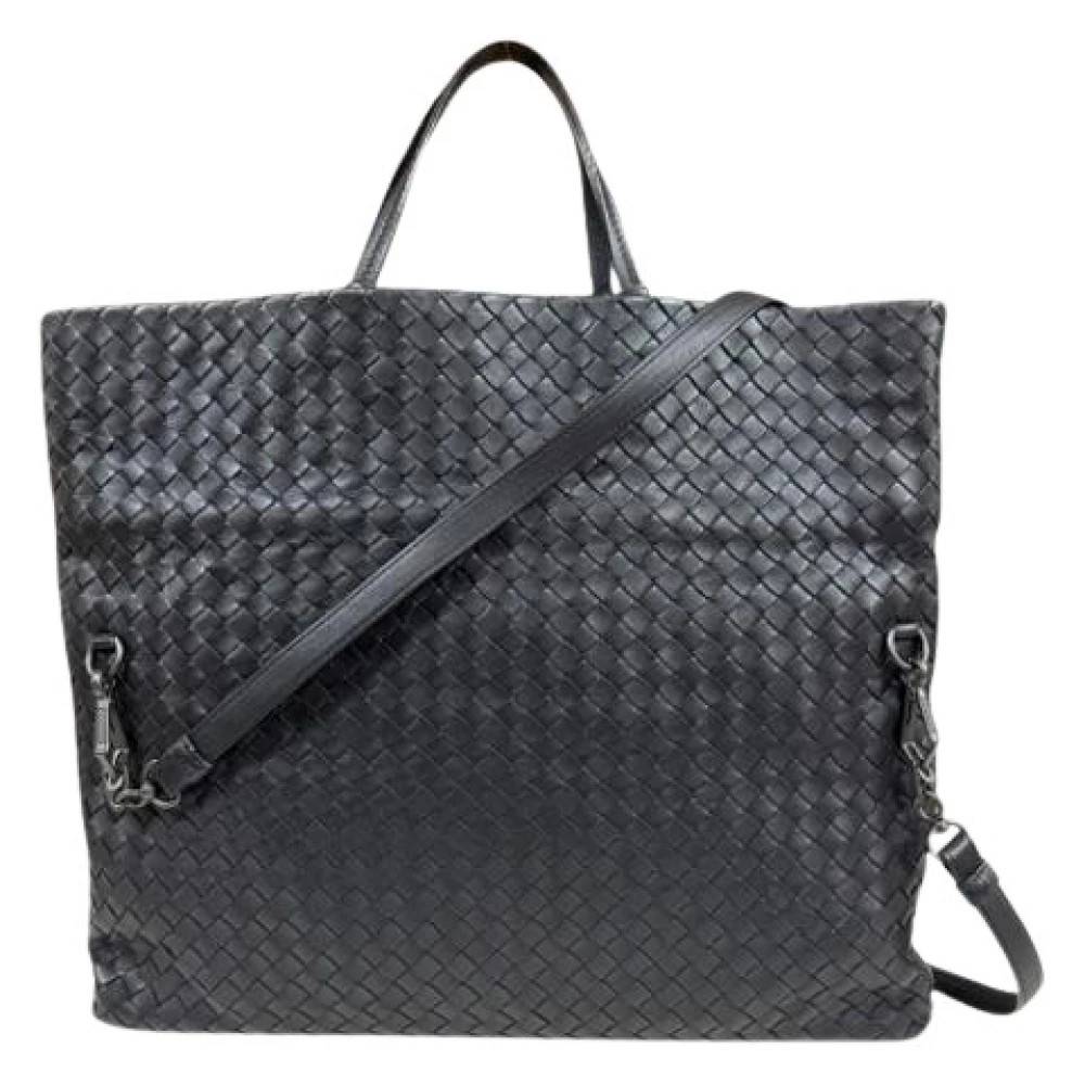 Bottega Veneta Vintage Pre-owned Intrecciato Tote Bag - Vintage - Dame - Sort - ONE SIZE - Uld