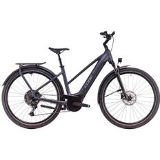 Touring Hybrid Pro 625 Trapeze Electric Hybrid Bike - Metallic Grey/Chrome (2025)