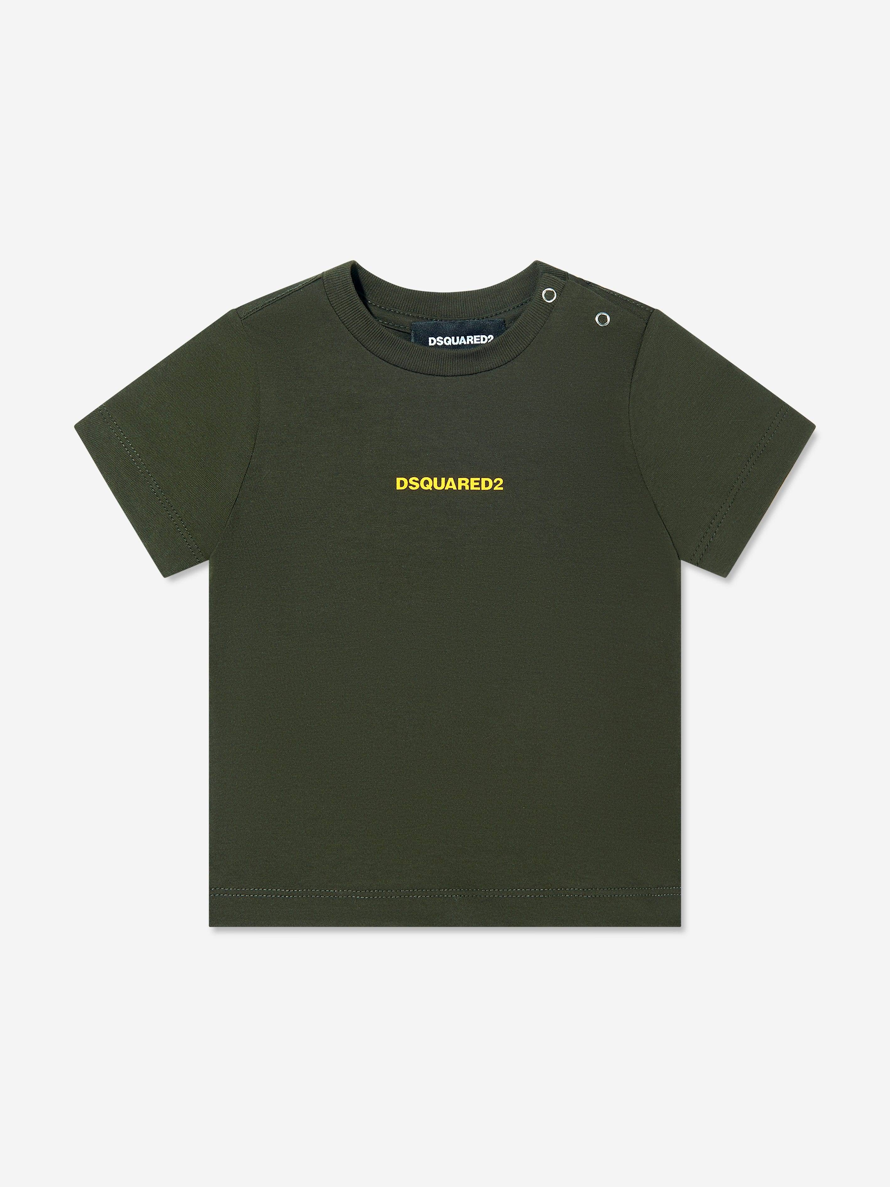 Dsquared2 Baby Logo T-Shirt in Green - Green / 9 Mths (9 Mths)