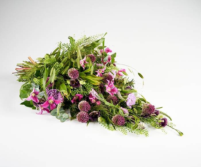 Grøftekants bårebuket, floristens valg.