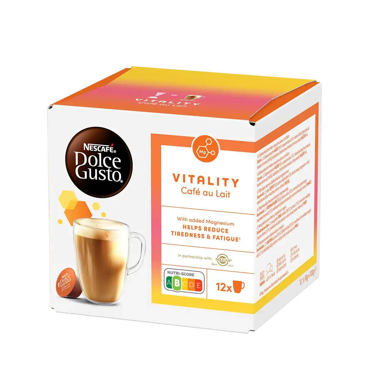 Nescafé | Vitality Café au Lait - 12 kapslar till Dolce Gusto