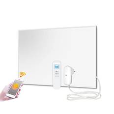 EVOKOR Infrarotheizung 520W, WiFi Thermostat mit Fernbedienung, Infrarot Heizung mit Überhitzungsschutz, Heizplatte Heizkörper Heizpaneel, Wandheizung, Elektroheizung Energiesparend-920 * 620mm
