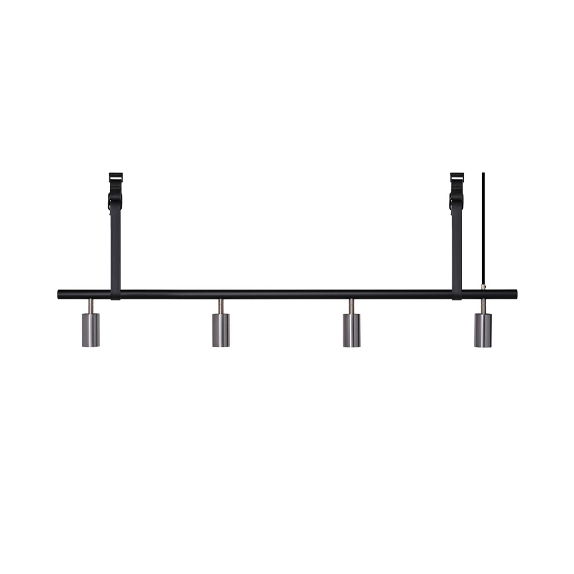 Rubn - Long John 4 Black/Steel / Black Leather - Takkronor - Niclas Hoflin - Silver,Svart