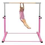 Gymnastikstänger Gymnastikstång höjdjusterbara Gymnastik barn hög bar klätterstång stretchstång Gymnastik Stång Barer Tävlingsutrustning