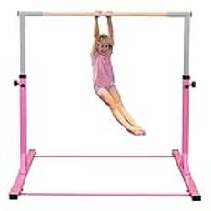 Gymnastikstänger Gymnastikstång höjdjusterbara Gymnastik barn hög bar klätterstång stretchstång Gymnastik Stång Barer Tävlingsutrustning