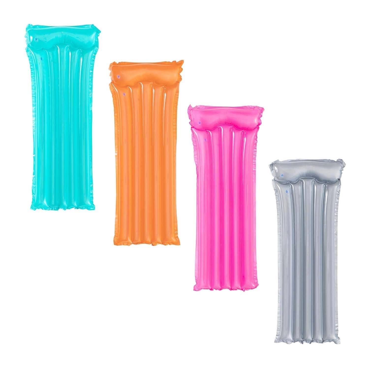 Deluxe strandmadrass 4 färger 183 x 76 cm Bestway 44013 turkos