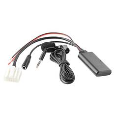 Bil Bluetooth 5.0 Aux-kabel Mikrofon Handsfree Mobiltelefon Samtal Adapter För Mazda 2 3 5