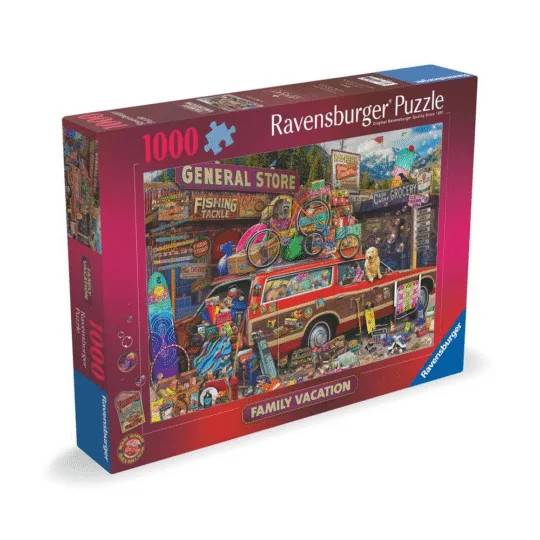 Ravensburger Familjesemester 1000 Bitar Pussel 12000130 aktivitet nöje bild underhållning