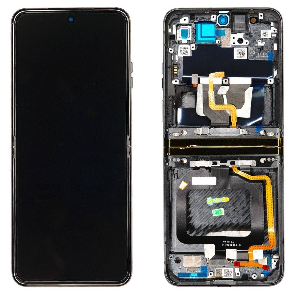 Motorola Razr 40 Ultra LCD-skærm indre Original - Sort