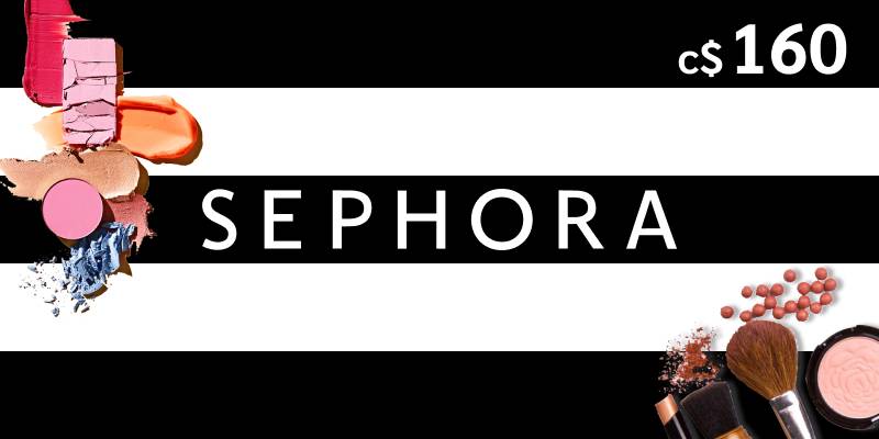 Sephora Gift Card 160 CAD - Standard