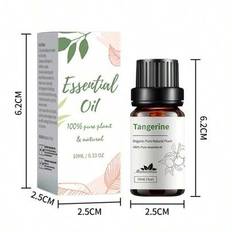 1 st 10 ml/0,33 fl oz eteriska oljor lavendel, jasmin, eukalyptus, vanilj, pepparmynts eterisk olja för diffusorer luftfuktare aromaterapi massage bad