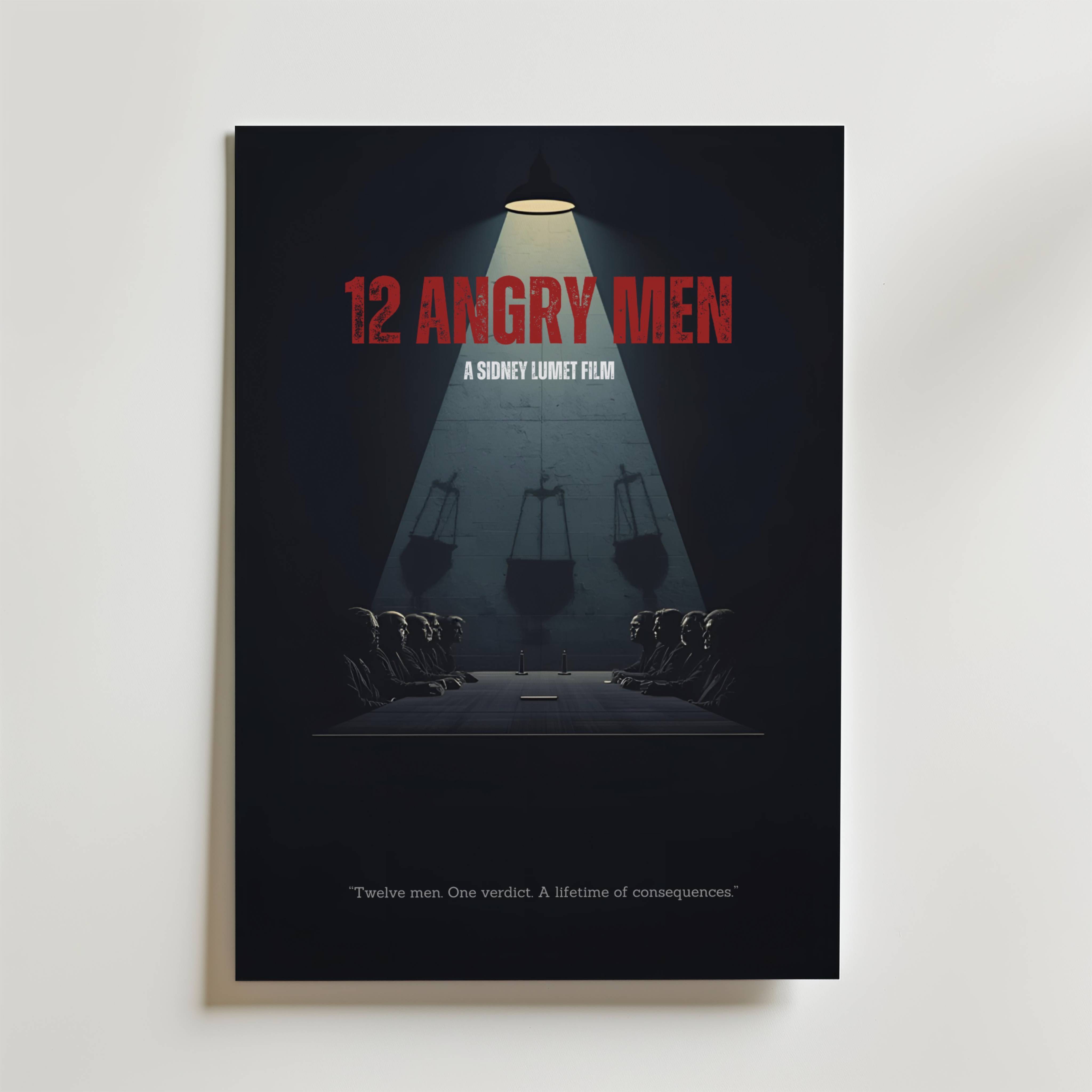 12 Angry Men Poster - Fine Art Poster 30x40 cm