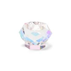 eden outcast - Glam Fyrfadsstage - Lysestage - Glam Clear Pink - H7,5 x W10,5 cm